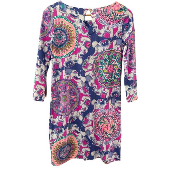 Lilly Pulitzer Bay Dress‎ Multicolor in Play That Trunky Music Size XS - Picture 5 of 11
